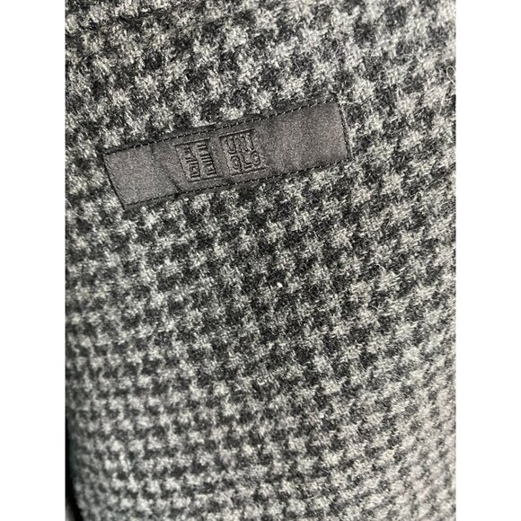 Uniqlo Gray Houndstooth Wool Blend Blazer Jacket Men Size Large unstructured - Picture 7 of 16
